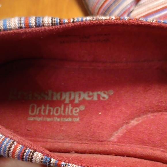 Grasshoppers ortholite Red and Blue Flats - Picture 3 of 9